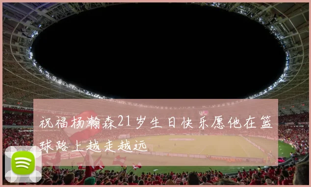 祝福杨瀚森21岁生日快乐愿他在篮球路上越走越远